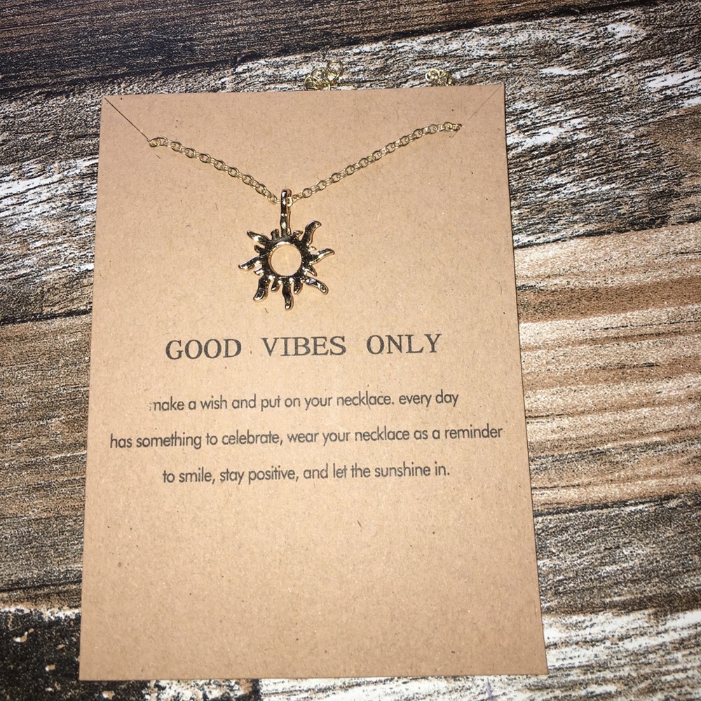 Good vibes necklace 3/$25